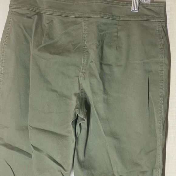 Talbots olive green‎ signature pants ankle zipper, size 6 - Picture 8 of 12